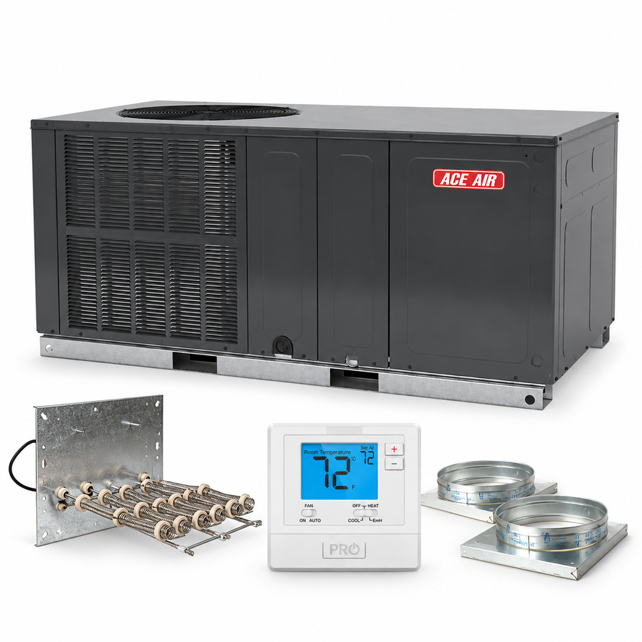 Complete Ace Air 2.5 Ton 13.4 SEER2 Heat Pump Package Unit | COM-AAD-GPHH33031