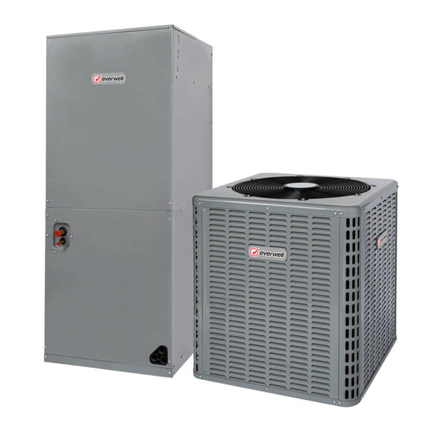 Everwell 1.5 Ton 14.3 SEER2 Air Conditioner Split System | CAC1814CA15-AHC2414BA15