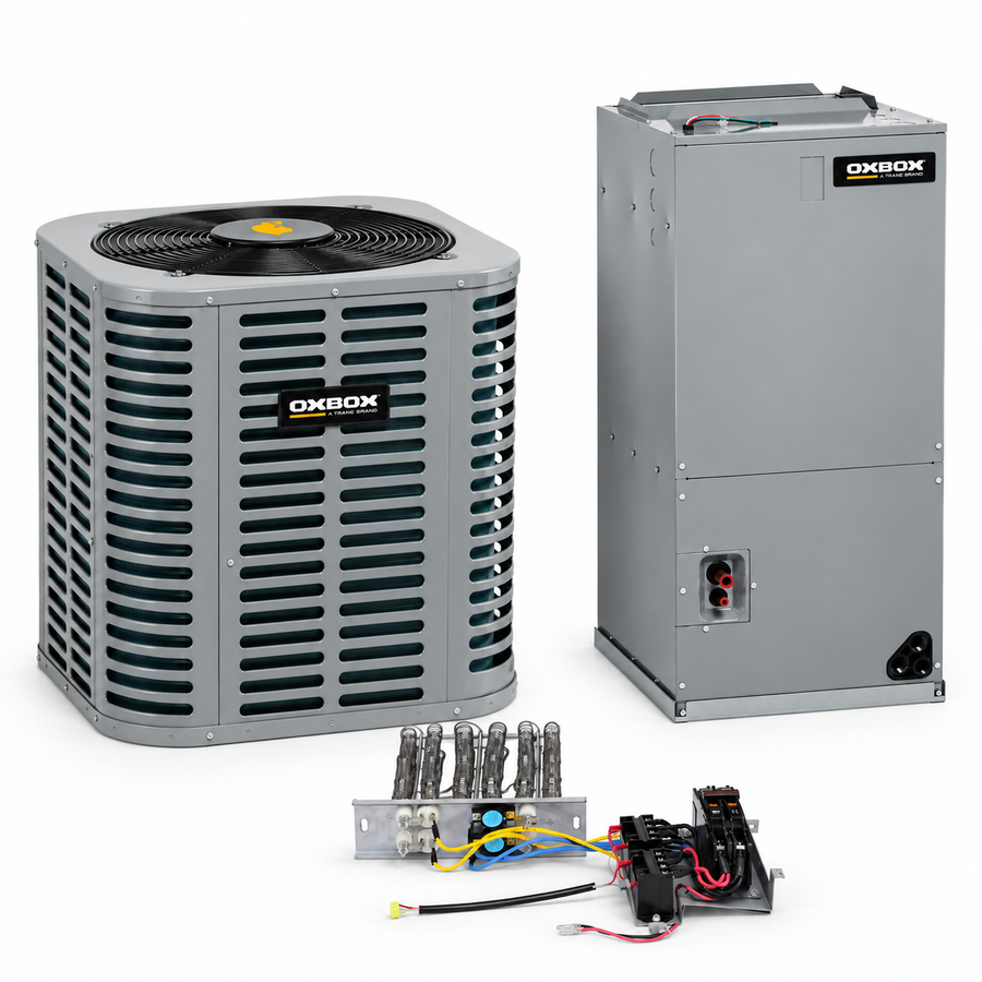 Oxbox By Trane 1.5 Ton 15.2 SEER2 R454B Air Conditioner Split System | J5AC5018A1000AA-J5AH5E24A1B00AA-5JAYHTR1A05BKA